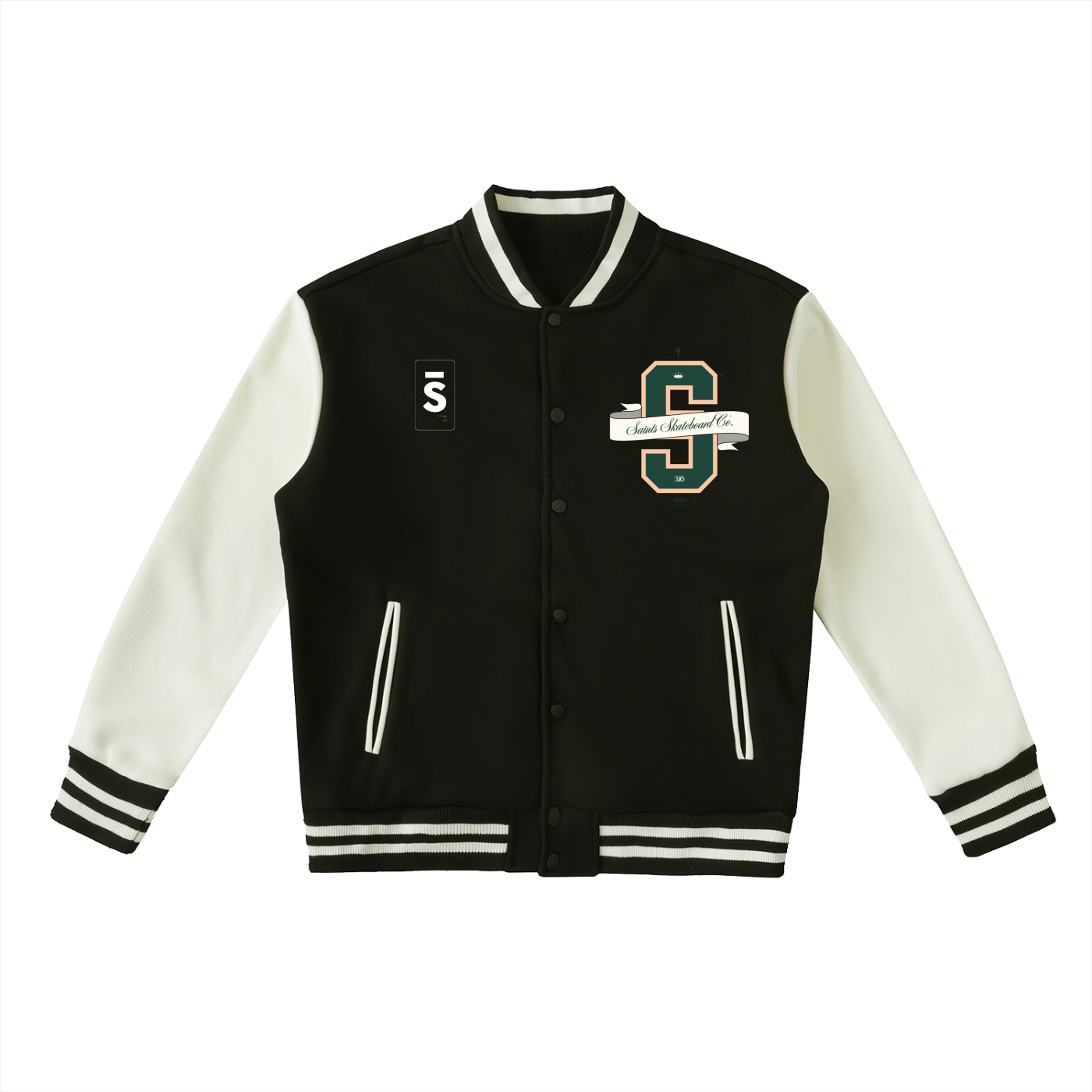 Varsity,Unisex,Fleeced,Jacket
